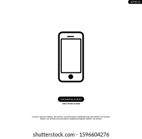 Smart Phone Vector Icons in trendy flat style isolated on white background.eps10