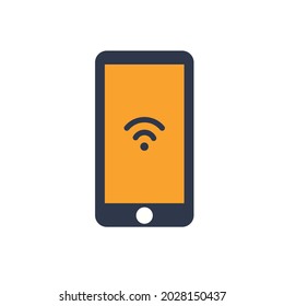 Iconos vectoriales Smart Phone en un estilo moderno y plano aislados en fondo blanco