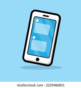 smart phone vector illustration flat design