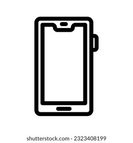 smart phone vector illustration isolated sign symbol icon suitable for display, website, logo and designer. High quality black style vector icon