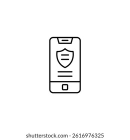 Smart Phone vector line icon icons design