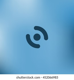 Smart phone vibrating icon