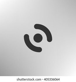 Smart phone vibrating icon. Modern minimalist mobile app flat simple icon.