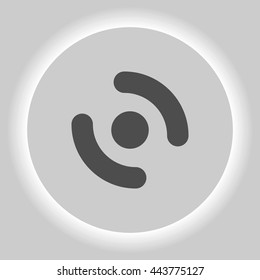 Smart phone vibrating icon. Modern minimalist mobile app flat simple icon.