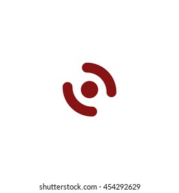 Smart phone vibrating icon. Modern minimalist mobile app flat simple icon.