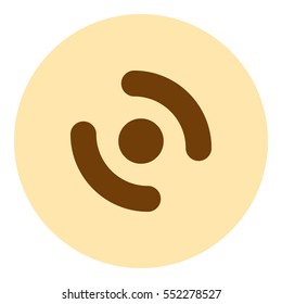 Smart phone vibrating icon. Modern minimalist mobile app flat simple icon.