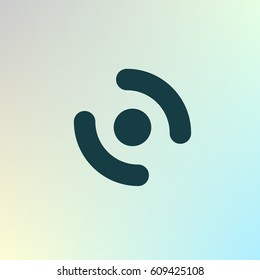 Smart phone vibrating icon. Modern minimalist mobile app flat simple icon.