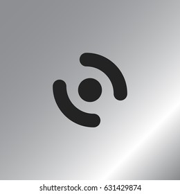 Smart phone vibrating icon. Modern minimalist mobile app flat simple icon.