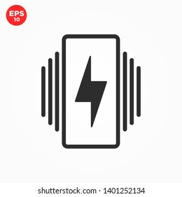 Smart Phone Vibrating Icon Vector