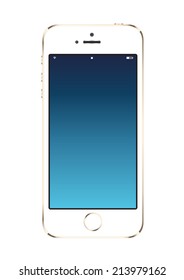 smart phone white on white background design to beautiful. Can use website and printing etc