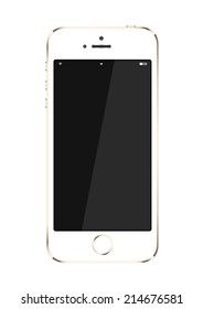 Smart phone white on white background design to beautiful. Can use website and printing etc