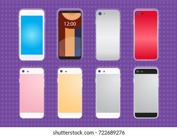 Smart phones. - Shutterstock ID 722689276