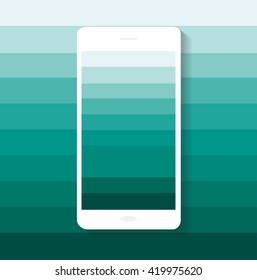 Smart phones material design vector