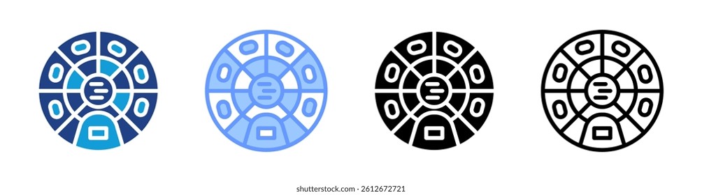 Smart Pill Dispenser icon set multiple style collection