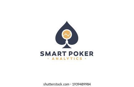 Smart Poker Analytics Logo Design Inspirations