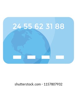 
A smart printable card with the code denting atm card 
