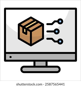 Smart Product Display Icon Element For Design