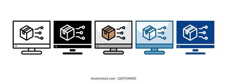 Smart Product Display Icon Set Multiple Style Collection