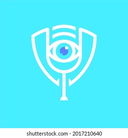 Smart, Professional, Minimalist, Eyecare Podcast Health And Medical Care Logo Brand Identity