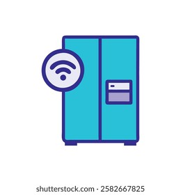 A smart refrigerator with wifi connectivity for smart kitchen control
