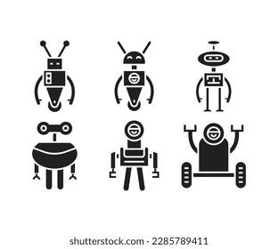 Symbolsatz für intelligente Roboter