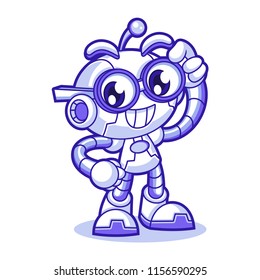 Smart Robot Design Vector