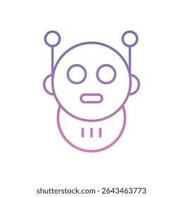 Smart Robot Icon vector stock illustration