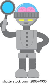 Smart Robot with Magnifying Glass