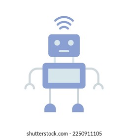 Smart Robotic Icon vector image. Suitable for mobile apps, web apps and print media.