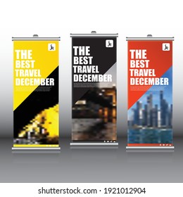 Smart Roll-Up-Banner, Vektorgrafik