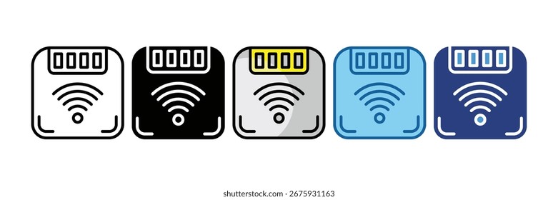 Smart Scale Icon Element For Design