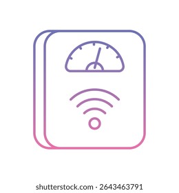Smart Scale Icon vector stock illustration