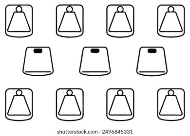 Smart Scale Line Art Illustration Concepts Ideas Inspiration