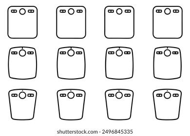 Smart Scale Line Art Illustration Designs Tips Collection