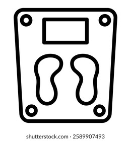 Smart Scale Vector Line Icon Design For Persoanl And Commercial Use