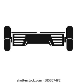 Smart scooter icon. Simple illustration of smart scooter vector icon for web
