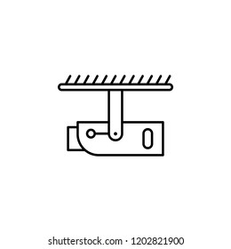 Smart security camera icon. Element of smart house icon for mobile concept and web apps. Thin line Smart security camera icon can be used for web and mobile