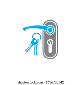 Smart security related icon on background for graphic and web design. Creative illustration concept symbol for web or mobile app.
