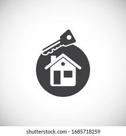 Smart security related icon on background for graphic and web design. Creative illustration concept symbol for web or mobile app.