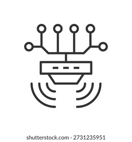 Smart Sensor Icon Sign Symbol