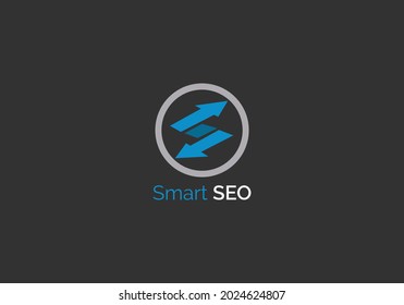 Smart SEO logo design template