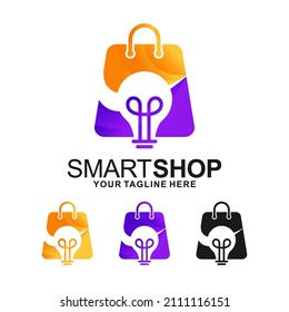 Smart shop design logo collection