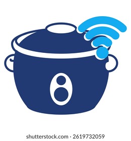 Smart Slow Cooker ícone representado pelo estilo Dualtone automático Slow Cooker.