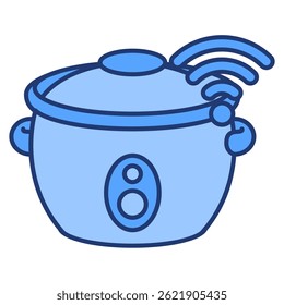 Ícone Smart Slow Cooker representado pelo estilo Automatic Slow Cooker Blue.