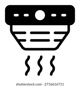 A smart smoke detector for enhanced safety.