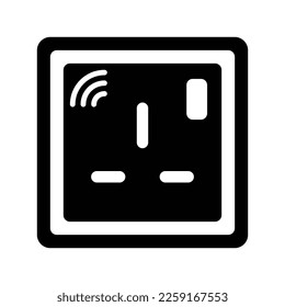 Smart Socket Icon in Dualtone Style