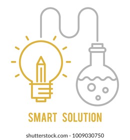 Smart Solution Outline Icon