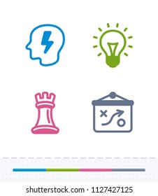 Smart Solutions - Vibrant Stencyl Icons. A set of 4 professional, pixel-aligned icons.