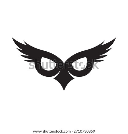 Smart Space-Form Owl Symbol Representing Intelligence and Artistry