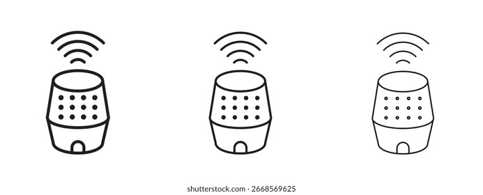 Smart speaker icon for Graphic Design Projects